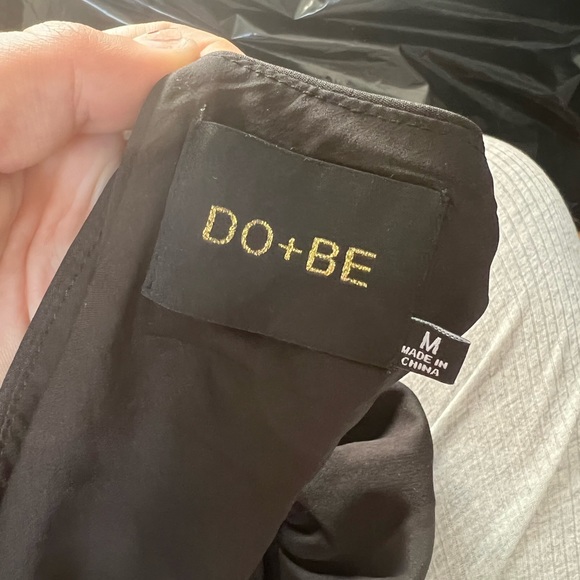 One Shoulder Puff Sleeve Dress - Picture 3 of 4